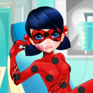 Dotted-Girl Ambulance For Superhero